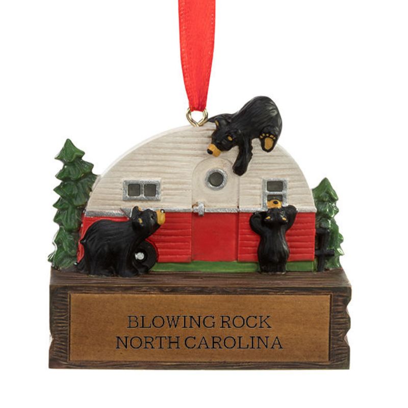 Blowing Rock Camper Magnetic Ornament